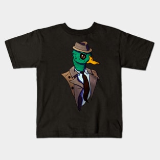 Duck detective Kids T-Shirt